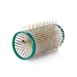 PONIK'S PROFESSIONAL - Metal Rollers, Wire Rollers with Bristles, Metal Hair Rollers, 12 Pieces, Hair Rollers 32 mm, Hair Roller Set, Hair Rollers Curls, Curler Set - Green