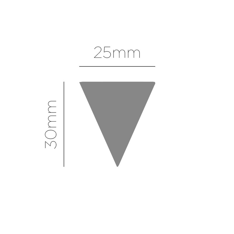 INNSPIRO Figure Punch EVA Foam Triangle 38mm Punch for Scrapbooking