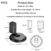 1PCS Adjustable Mechanical Door Stopper – No Drilling, Removable Design,
