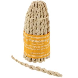 GURU SHOP Traditional Tibetan Incense Strings Frankincense, Beige, 10 x 5.5 x 5.5 cm, Incense Sticks from Tibet, Nepal