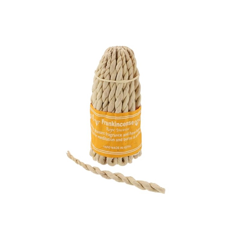 GURU SHOP Traditional Tibetan Incense Strings Frankincense, Beige, 10 x