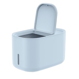 Zuutii Rice Storage Container,Food Container, Dry Food Storage, Pet Food Dispenser, 6.9Qt Large Storage Bin with Lid,Silicone Ring & Moisture Proof (Light Blue)