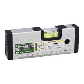 Niigata Seiki SK ALS-150 Aluminum Level, 5.9 inches (150 mm)