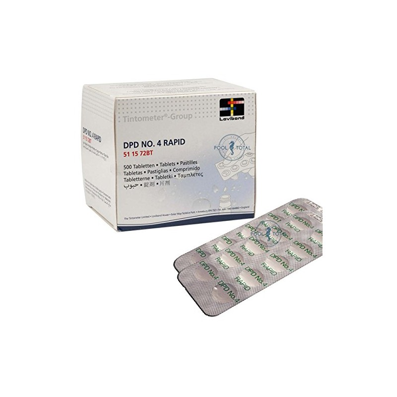 Lovibond DPD 4 Rapid 500 Tablets (50 Strips) by Pool
