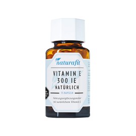 naturafit Vitamin E 300 IU Natural Capsules, Pack of 75 Capsules