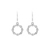 ScienceFox DNA Helix Earrings 925 Sterling Silver Gold Rose Gold