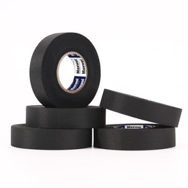 Maxwel Manufacturing Wire Harness Automotive Cloth Tape - 5 Rolls Strong Flexibility High Abrasion Resistance Adhesive Force Heavy Duty Wire Harness Tape