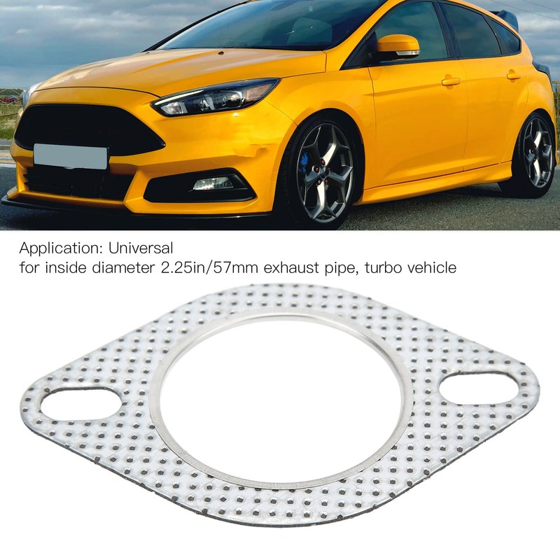 Down Pipe Gasket, Exhaust Gasket, Vibration-Resistant, High Temperature Resistant, 2
