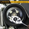 LATTOOK 3/8" Drive Crowfoot Wrench Set, 10-Piece Metric Crows Foot