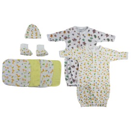 UD_Gowns, Cap Booties And Washcloths - 8 Pc Set Cs_0025