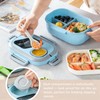 Adult Bento Lunch Box Set with Insulated Lunch Bag –