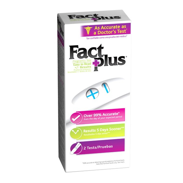 Clearblue Fact Plus Pregnancy Test, 2 Count