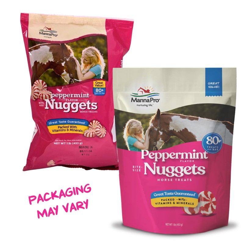 Manna Pro Bite-Size Nuggets for Horses – Horse Training Treats