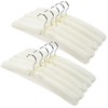 10 Pack Anti-Slip Padded Hangers, 17 Inch