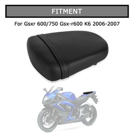 PSLER Rear Passenger Pillion Seat Cushion for Gsxr 600/750 Gsx-r600 Gsx-r750 K6 2006-2007 06 07