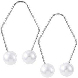 CustomyLife 2pcs Natural Dimple Maker for Cheeks, White Facial Muscle Dimple Trainer Shaper, Facial Exerciser Tools for Beautiful Smile