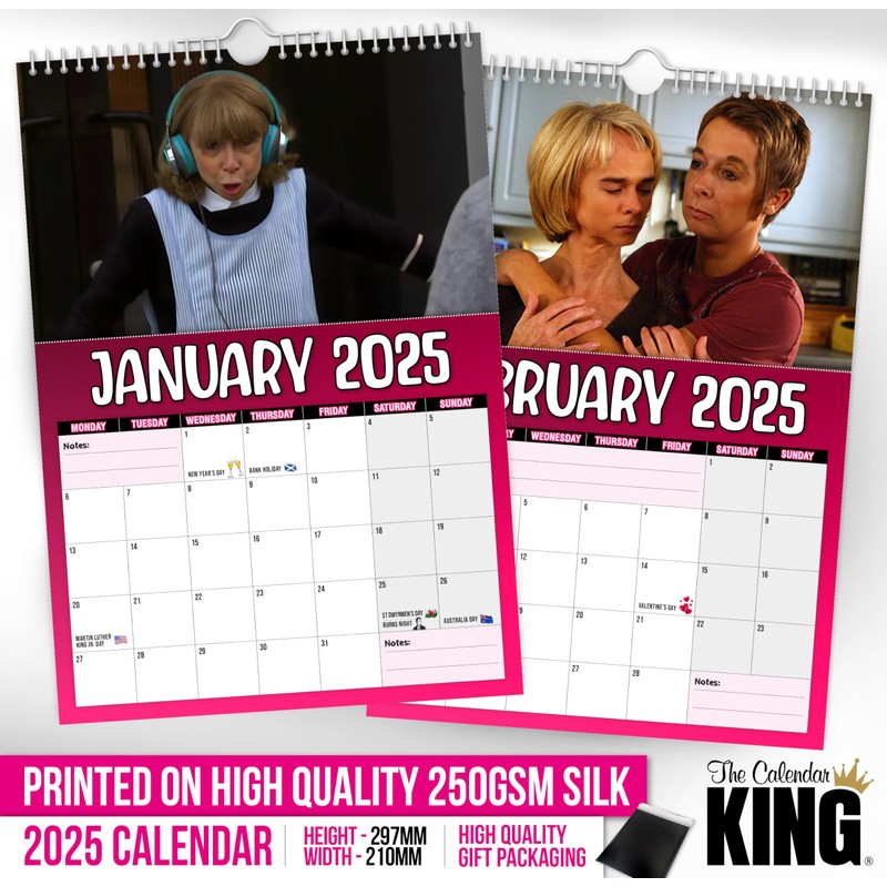 The Calendar King // Gail Platt - 2025 Wall Calendar