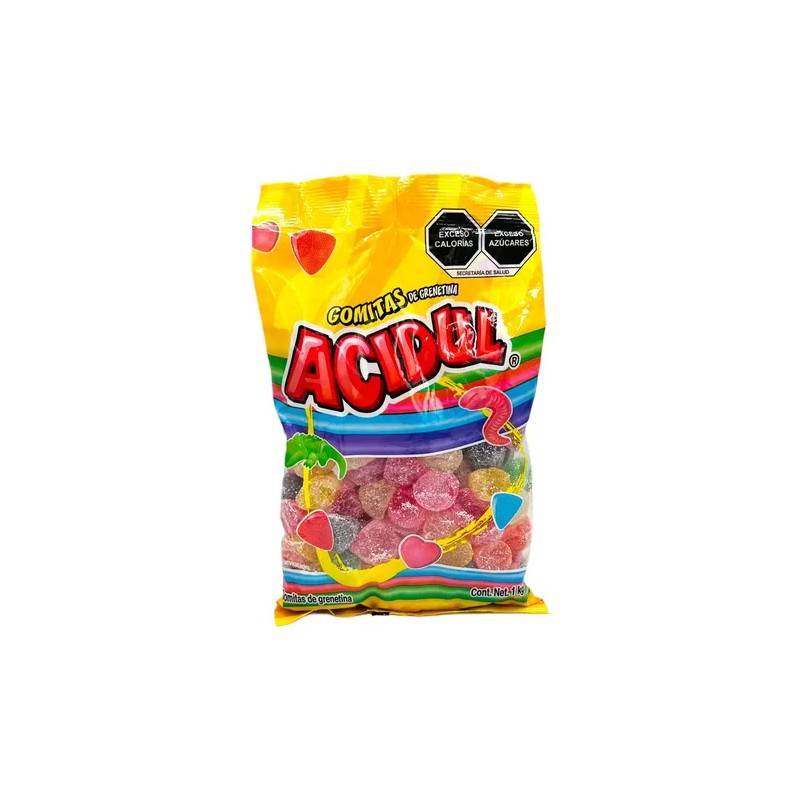 Gomitas Grandes Acidul 1 Kg