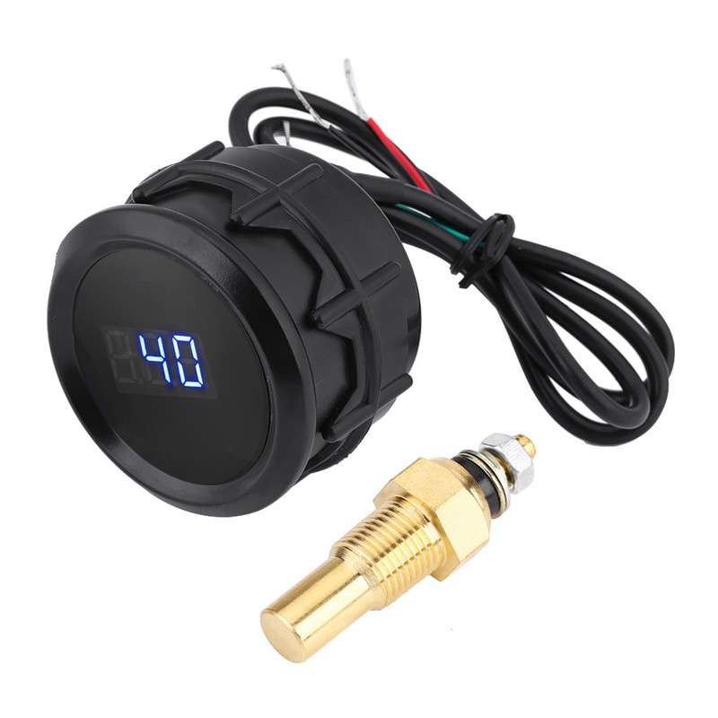 2 Inch 52mm Car Blue LED Digital Water Temperature Gauge