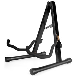 MUSO Guitar Stand,Acoustic Guitar Stand,Wood Classical Electric Guitar Stand,Foldable Bass Guitar Stand,Guitar Accessories (Hardwood Black)