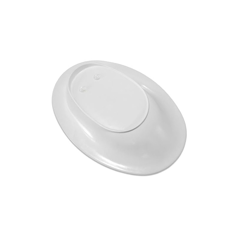 Rehabilitation Advantage Oval Scoop Dish with Sloped Lip, Small