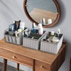 VERONLY Cosmetic Storage Bins Makeup Organizer, Adjustable Multifunction Storage Box