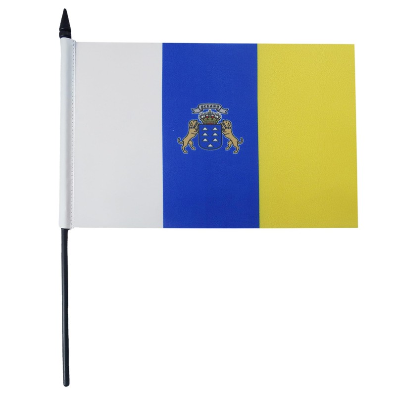 AZ FLAG CANARY ISLANDS TABLE FLAG 5'' x 8'' -