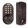 MiLocks TFK-02OB Electronic Keyless Entry Door Knob with Keypad, Auto-Lock
