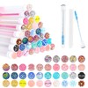 20 cepillos desechables para máscara de pestañas, con forma de