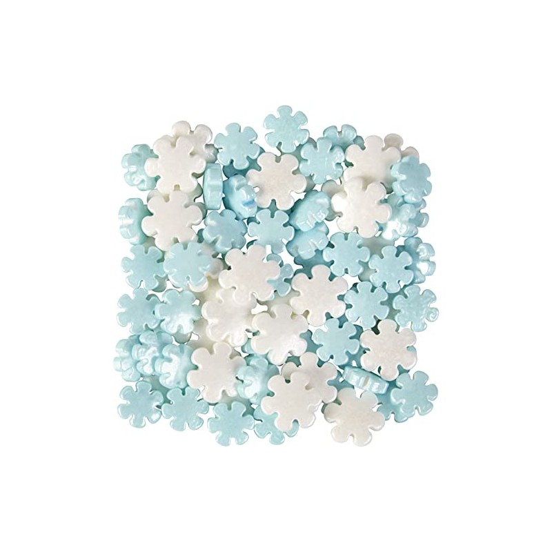Sprinkles Mix-Christmas Pearlized Snowflakes