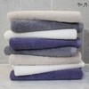 Songwol 40 count 160g combed yarn plain towel 500GSM gray/basic case 1 sheet/printing 5ea