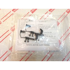 Toyota *NEW TOYOTA LAND CRUISER RAV4 FLOOR MAT RETENTION CLIPS BLK CARPET OEM 2 PIECES