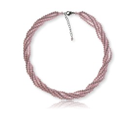 MGR MY GEMS ROCK! Multi-Strand Layered Bib Collar Statement Beaded Crystal Necklace., Cristal, cristal