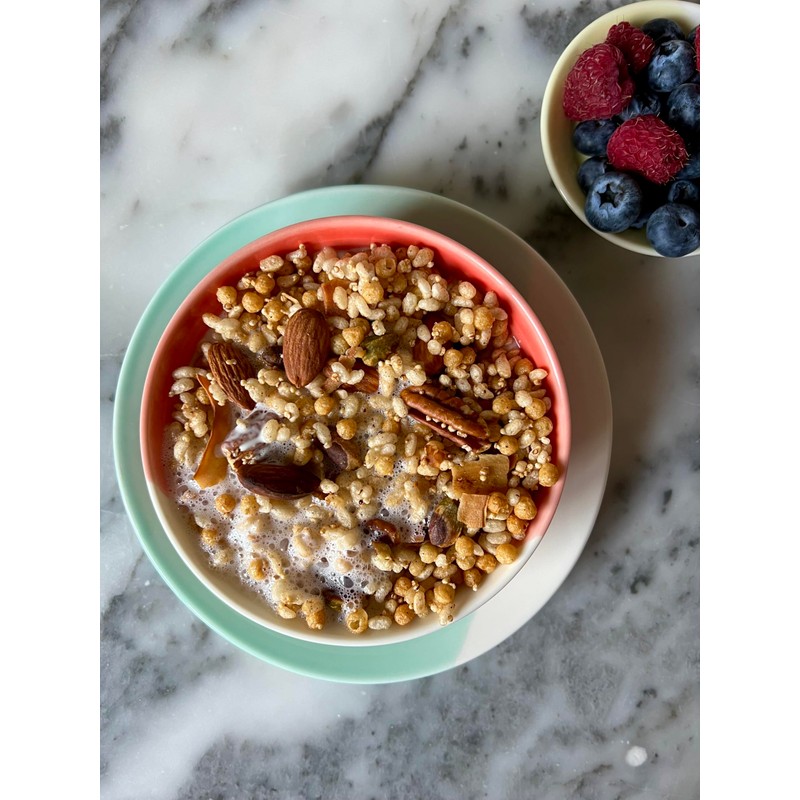 Berry Nuts® Granola Vegana Sin Gluten, Quinoa, Almendra y Nuez,