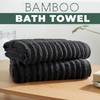 Towelogy Bamboo Bath Towels 70x120cm Quick-Drying Ideal for Adults, Gym