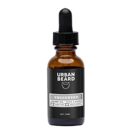Urban Beard Beard Oil – Beard Oil for Men – Naturally Handcrafted & Sourced in Canada (Unscented)