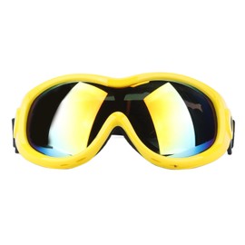 UV Protection Pet Glasses PVC and PC Adjustable Strong Impact Resistance Dog Sunglasses for Pet Dog Cat Yellow