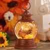 Fall Decorations for Home Fall Snow Globe with Turkey Pumpkin
