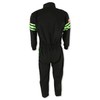 RaceQuip 1950793 Black Suit Single Layer Kids Medium Green Trim
