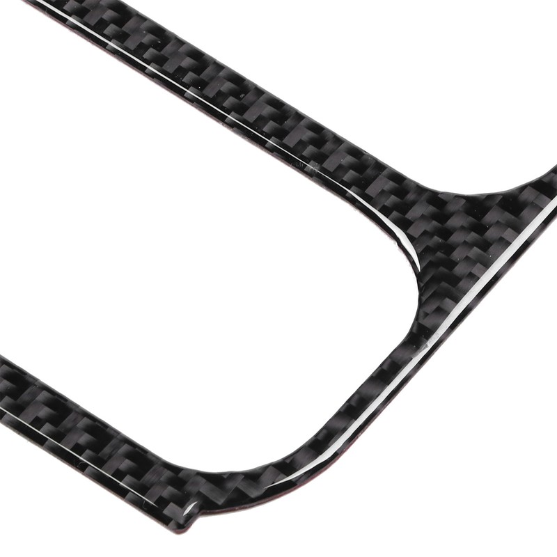 Carbon Fiber Water Cup Holder Panel Cover Front Coffee Bottle