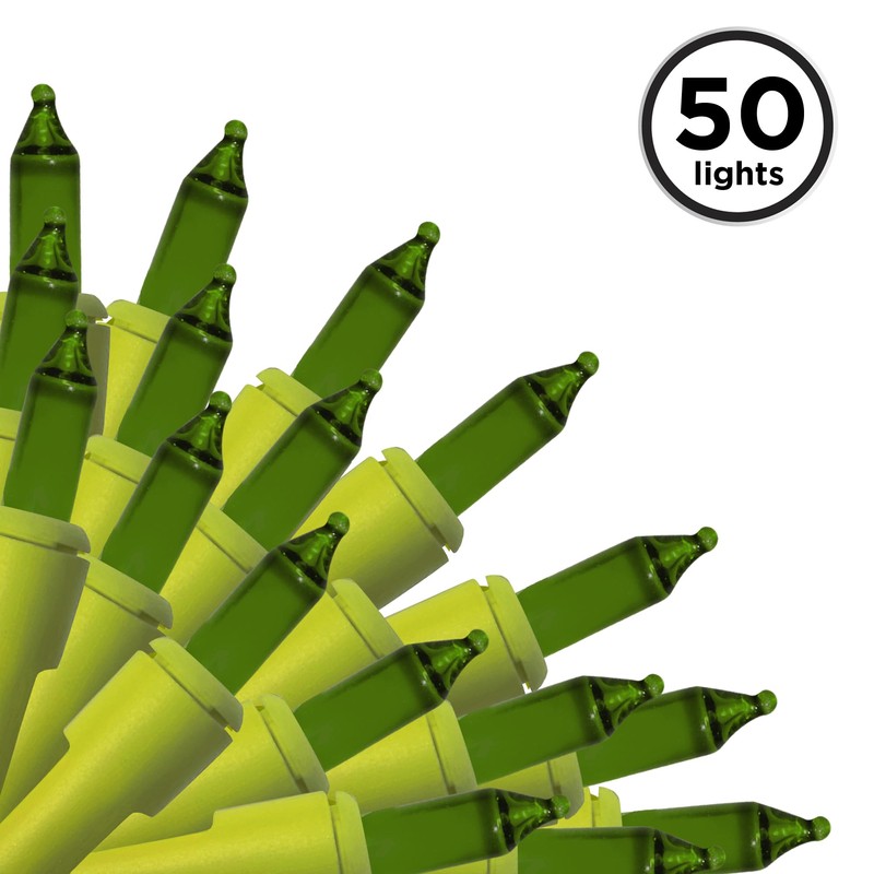 Brite Star 50-Count Greenapple Mini String Lights – 19.15 FT,