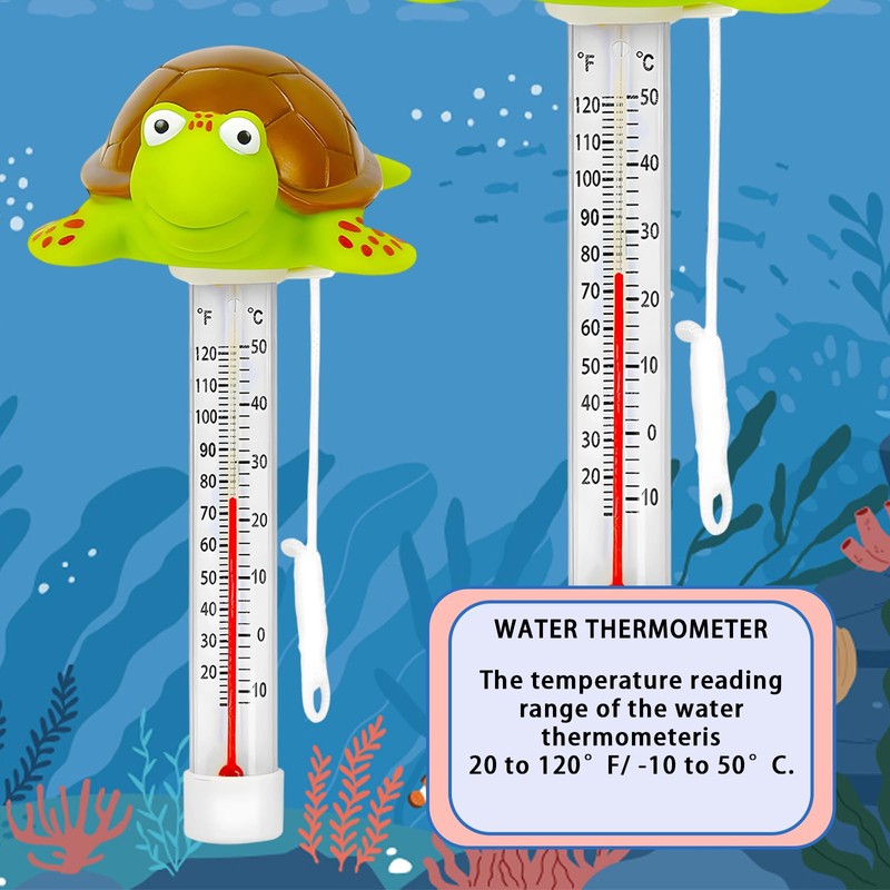 Pool Thermometer, Water Thermometer Pool, Pool Gadgets, Floating Pool Thermometer