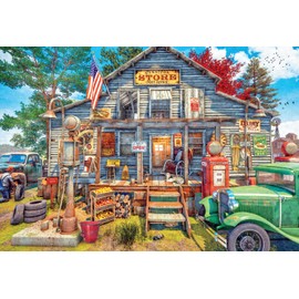 Buffalo Games - Dennison's Store & Post Office - 2000 Piece Jigsaw Puzzle for Adults Challenging Puzzle Perfect for Game Nights - 2000 Piece Finished Size is 38.50 x 26.50