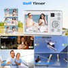 Bofypoo Digital Camera, 4K Autofocus Vlogging Camera with 32G Memory