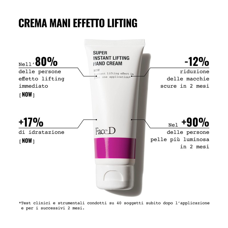 Hand cream lifting effect