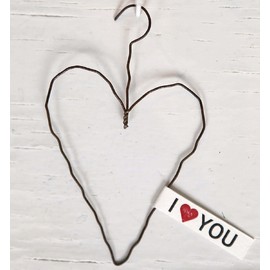 'Wire Heart I Love You "