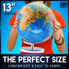 World Globe with Illuminated Constellations – 13” Light Up Globe