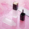 UPSTORE 3 Pcs 5ml Frosted Glass Lip Gloss Tubes Refillable