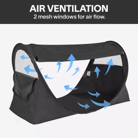 Alvantor Pop Up Bed Tents Portable Bed Canopy Tents Privacy Space Breathable - Full, Pongee