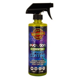 Masterson's Car Care MCC_134_16 Evolution Ceramic Spray Coating - Si02 Silica Ceramic Coating - High Gloss Hydrophobic Sealant For Cars, Trucks, RV, Motorcycles, Boats (16 oz)